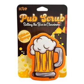 Pub Scrub Beer Themed Kitchen Sponge with Scrubber