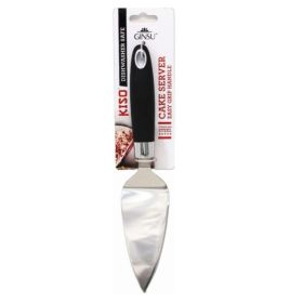 Ginsu Kiso Stainless Steel Cake Server with Easy Grip Handle