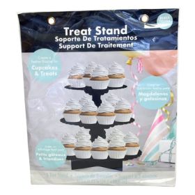 Luv Her Black 3 Tier Cupcake and Treat Stand