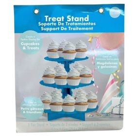 Luv Her Carribean Blue 3 Tier Cupcake and Treat Stand