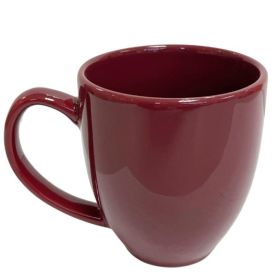16oz Maroon Bistro Ceramic Mug