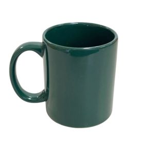 11oz Green C-Handle Ceramic Mug