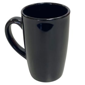 14oz Black Elegant Ceramic Mug