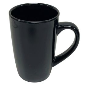 10oz Black Elegant Ceramic Mug