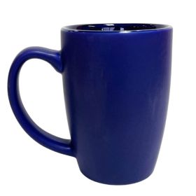 14oz Matte Cobalt Challenge Ceramic Mug