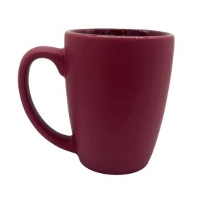 12oz Matte Maroon Challenge Ceramic Mug