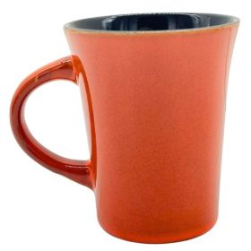 10oz Orange Reactive Glaze Ceramic Mug
