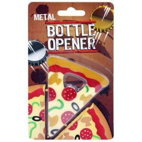 Metal Pizza Slice Bottle Opener