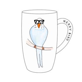 Nerdy Bird Latte Mug