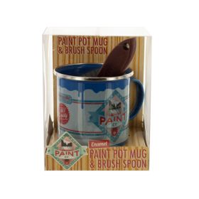 PAINT POT MUG BLUE