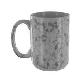 15OZ WHITE MARBELIZED MUG