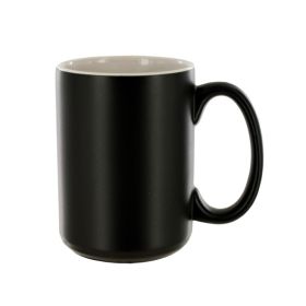15-Ounce Black Matte Mug