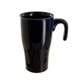 Cobalt Blue Tall Ceramic Mug