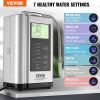 VEVOR Alkaline Water Ionizer Machine, pH 3.5-10.5 Alkaline Acidic Hydrogen Water Purifier,